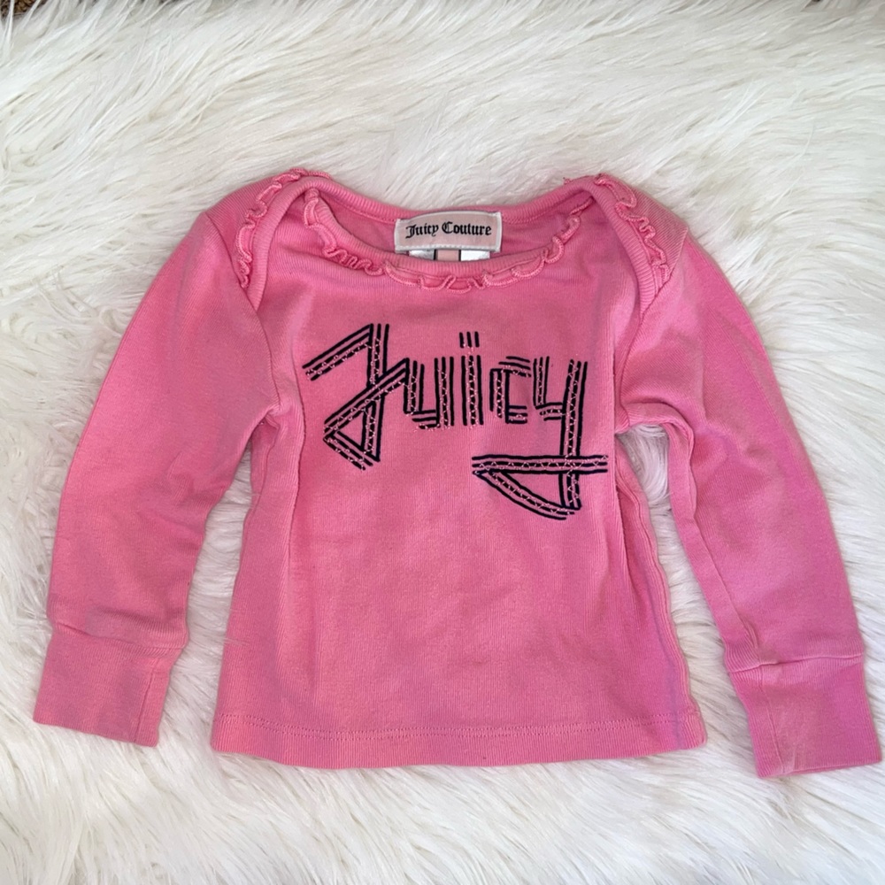 Baby Girl Juicy Couture Long Sleeve Size 12MO